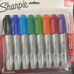 Sharpie Assorted Color Permanent Markers - 8 Pack